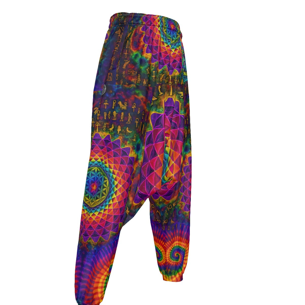 DMT Astronaut Sacred Geometry Harem Pants – Psychedelic Doof Wear