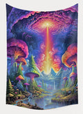 Psychedelic Tapestry Magic Mushroom